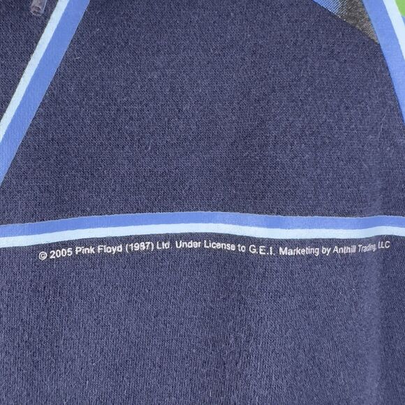 Vintage Pink Floyd Hoodie 2005 Rockware‎ Anthill Dark Blue Men's Size M The Wall - Picture 4 of 14